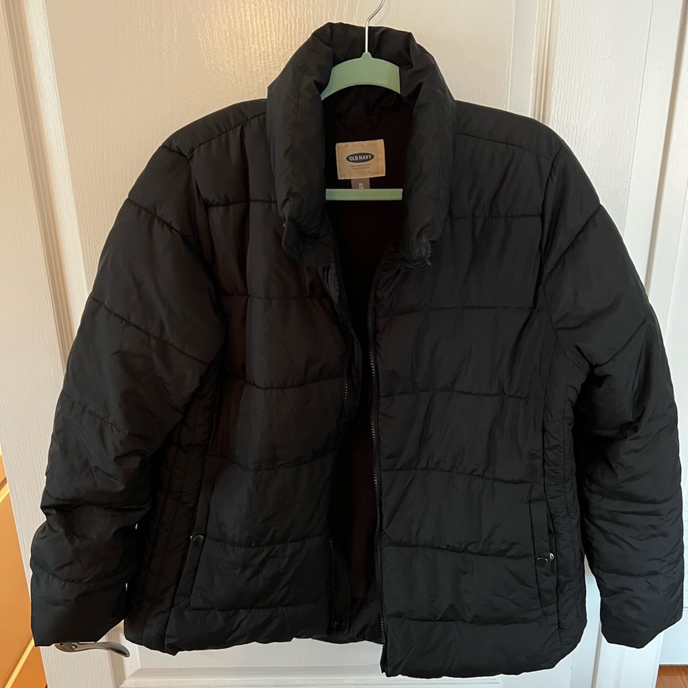 Old Navy Black Puffer Jacket